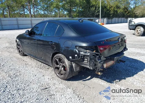 2021 Alfa Romeo Giulia Ti Sport Awd from USA, damaged, VIN ZARFANBN3M7642583